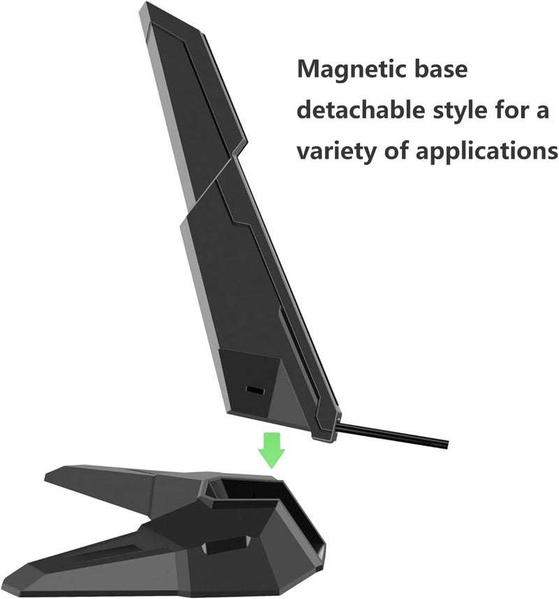 slinkdsco External 2.4G/5G/6GHz WiFi 6 6E Tri-Band Magnetic Base Replacement Antenna for GIGABYTE AORUS Z790 B650 B550 B450 B560I ASUS ROG Strix, AORUS PRO AX/AORUS PRO X Series, - Image 4
